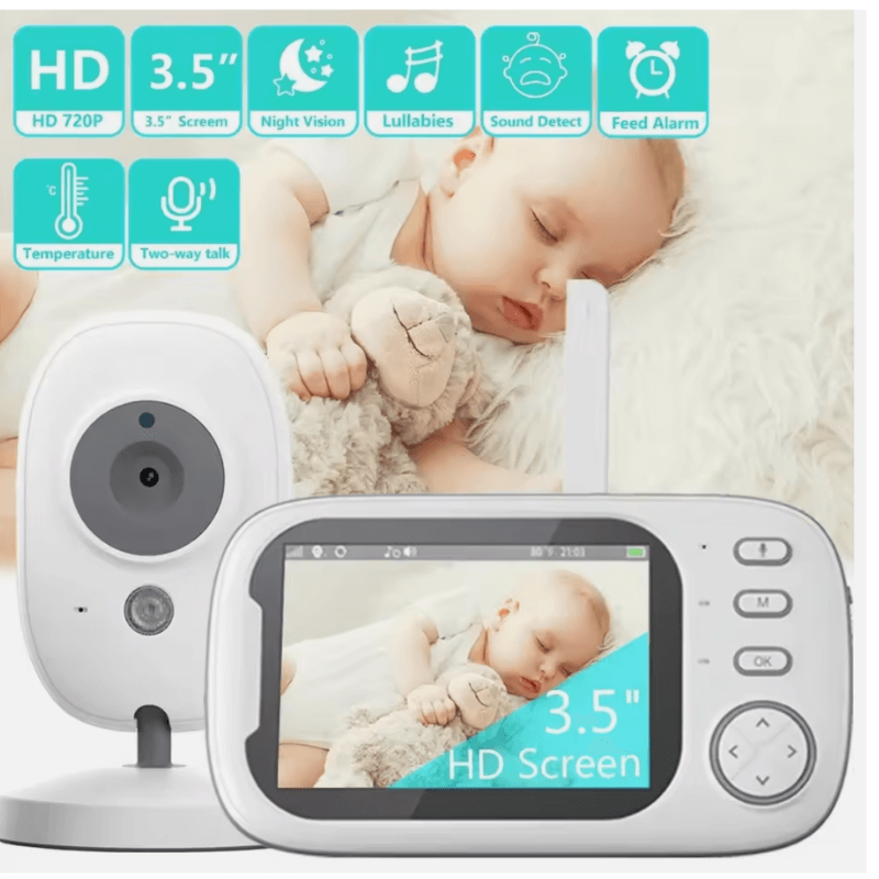 Baby-Bump™  2K Baby Monitor with 5 inch Split Screen Camera WiFi Camera Audio
