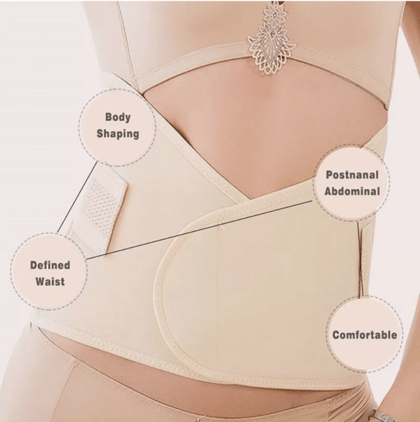 Baby-Bump™ Postpartum Postnatal Abdominal Support Belly Belt After Pregnancy Wrap