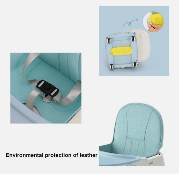 Baby-Bump™_3 in 1 Baby High Chair Infant Dining Eating Feeding Highchair 3IN1 Seat Toddler