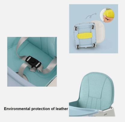 Baby-Bump™_3 in 1 Baby High Chair Infant Dining Eating Feeding Highchair 3IN1 Seat Toddler