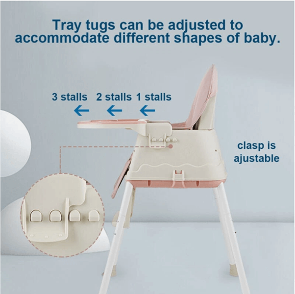 Baby-Bump™_3 in 1 Baby High Chair Infant Dining Eating Feeding Highchair 3IN1 Seat Toddler